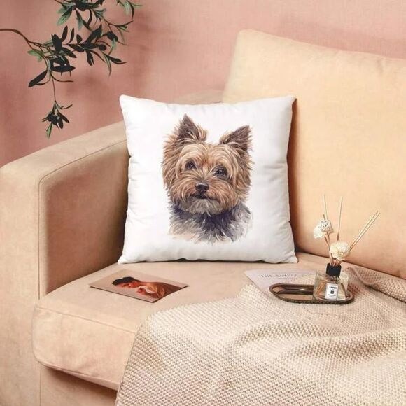 Cute Dog Throw Pillow Cover - Picture 4 of 5